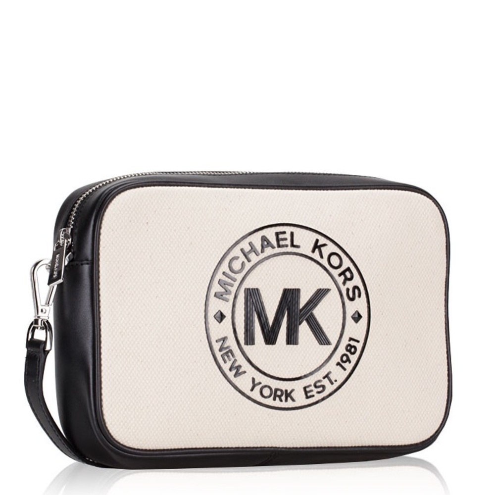New Michael Kors Canvas Crossbody in Gift Box 🖤🤍